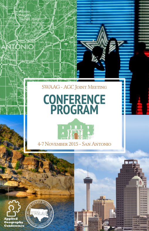 Programme de la conference SWAAG/AGC 2015 - Couverture