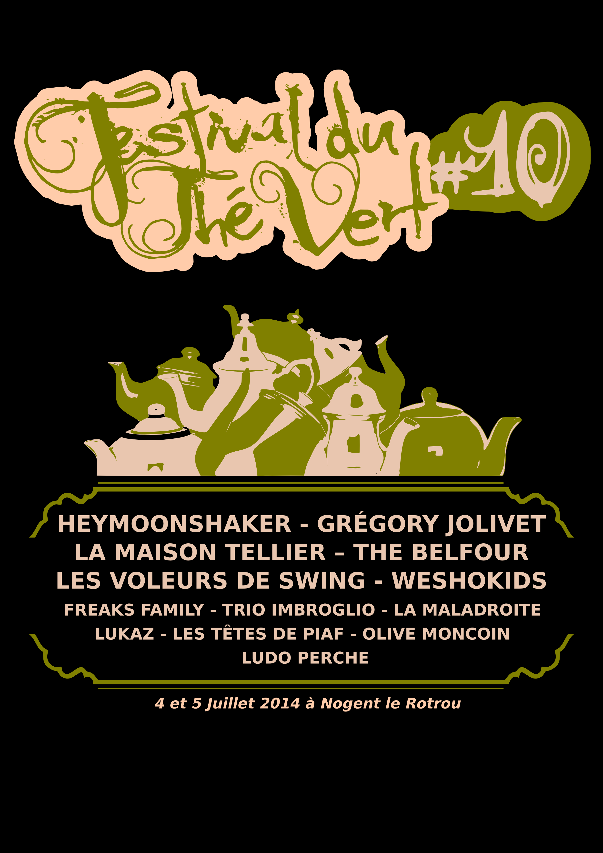 Festival du Thé Vert 2014 - T-Shirt arrière