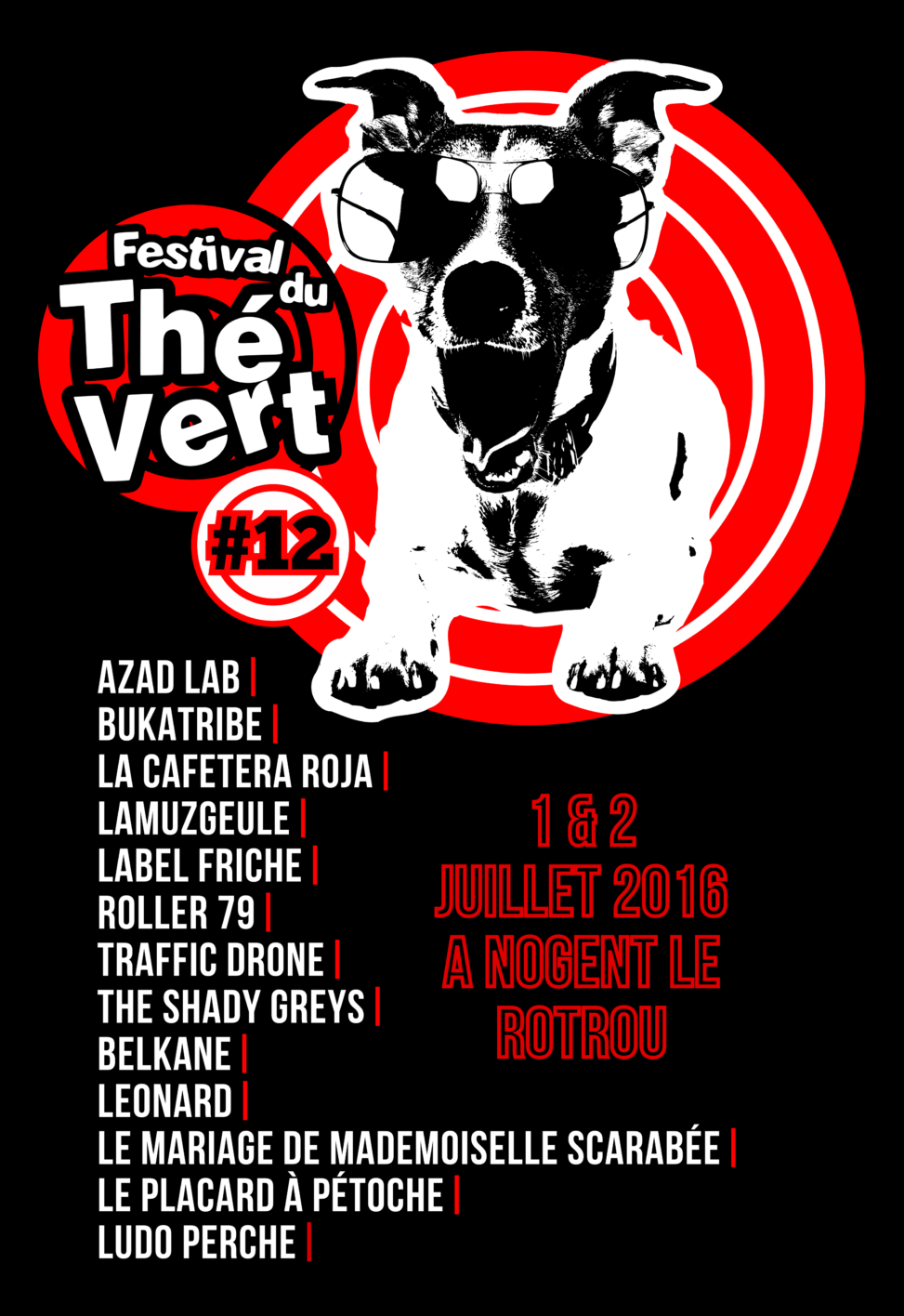 Festival du Thé Vert 2016 - Back T-Shirt